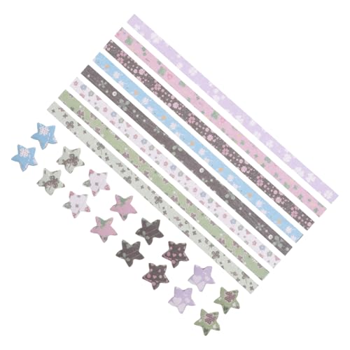 OSALADI 540 Stück Faltpapier für Origami Sterne Bunte Papierstreifen für Diy Bastelarbeiten für Kreative Projekte im Beutel OSALADI 540 Stück Faltpapier für Origami Sterne Bunte Papierstreifen für Diy Bastelarbeiten für Kreative Projekte im Beutel von OSALADI