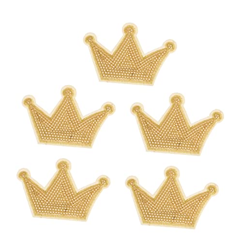 OSALADI 5Stücke Kronenform Patches Dekorative Aufnäher für Kleidung Kostüm Design zum Jeans Taschen Schuhen und Mehr OSALADI 5Stücke Kronenform Patches Dekorative Aufnäher für Kleidung Kostüm Design zum Jeans Taschen Schuhen und Mehr von OSALADI