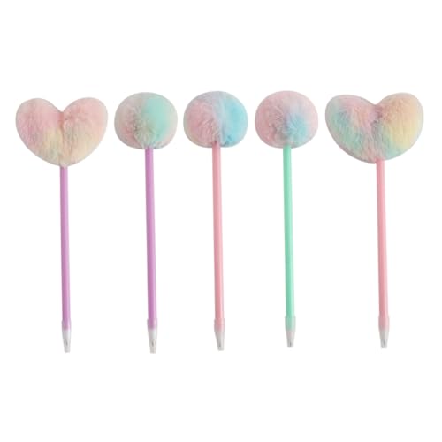 OSALADI 5Stücke Pom Pom Kugelschreiber Dekorative Stifte für Schule und Büro Ergonomisches Design Flüssiges Schreiben Kreatives für Studenten OSALADI 5Stücke Pom Pom Kugelschreiber Dekorative Stifte für Schule und Büro Ergonomisches Design Flüssiges Schreiben Kreatives für Studenten von OSALADI