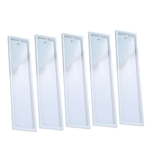 OSALADI 5Stücke Silikon Lesezeichen Form DIY Bastel Silikonform für Epoxidharz Schmuck Transparente Rechteckige Schimmel für Projekte für Persönliche OSALADI 5Stücke Silikon Lesezeichen Form DIY Bastel Silikonform für Epoxidharz Schmuck Transparente Rechteckige Schimmel für Projekte für Persönliche von OSALADI