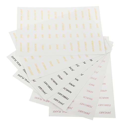 OSALADI 6 Blätter Teiliges Dekorativer Englischer Wortaufkleber Transparentes Pet mit Goldprägung für Scrapbooking Notizbuch und DIY Projekte Roségold Gold Schwarz OSALADI 6 Blätter Teiliges Dekorativer Englischer Wortaufkleber Transparentes Pet mit Goldprägung für Scrapbooking Notizbuch und DIY Projekte Roségold Gold Schwarz von OSALADI
