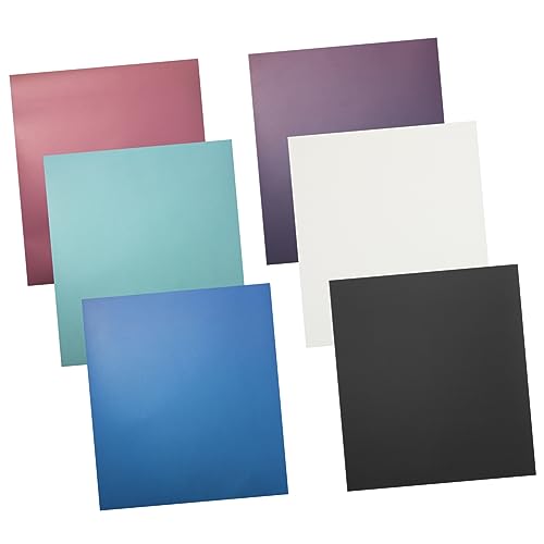 OSALADI 6 Blätter Teiliges Diy Bügelfolie Heat Transfer Vinyl aus Sicherem PU Material Vielseitig Einsetzbar für Kleidung Reißfest Langlebig Starker Haftung für Individuelle von OSALADI
