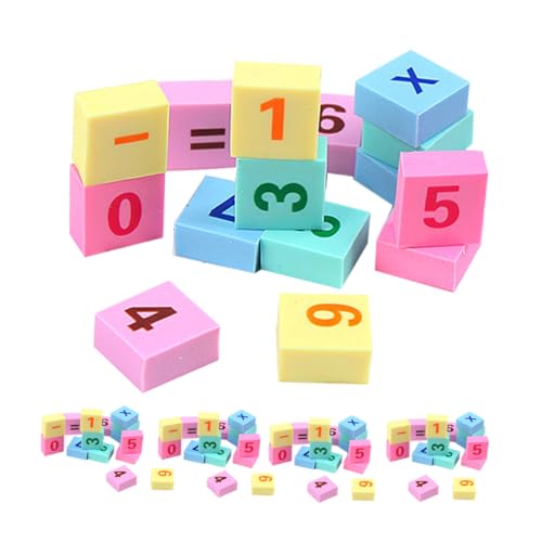 OSALADI 6 Boxen Niedliche Digitale Radiergummis für Mathe Radierer mit Zahlen und Symbolen als Belohnung im Unterricht Spielpreis Boxen OSALADI 6 Boxen Niedliche Digitale Radiergummis für Mathe Radierer mit Zahlen und Symbolen als Belohnung im Unterricht Spielpreis Boxen von OSALADI