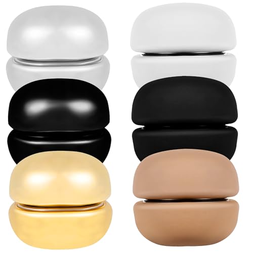 OSALADI 6 Paare Magnetische Hijab Clips Rundmagnete für Schal und Kleidungsschluss Nahtlose Magnetverschlüsse Elegantes Design Bequem und Langlebig für Vielfältige Outfits von OSALADI