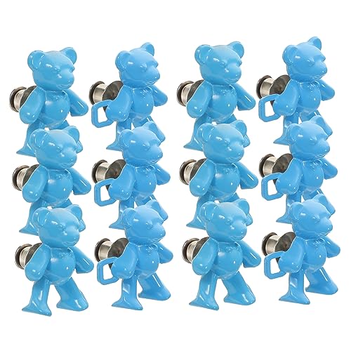 OSALADI 6 Paare Taillenknopf Jeans Ersatz für Hosenclips Knöpfe für Jeans Gürtelschnalle Hosenbundstraffer Taillenstraffer-Clip Taillenstraffer für Hosen Legierung Blue von OSALADI