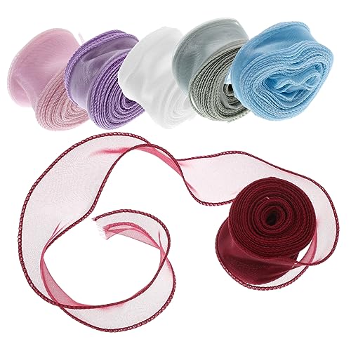 OSALADI 6 Rollen Blumen Bouquet Geschenkband Yards Meerespastell Wasserblau Hellviolett Weinrot für Hochzeiten Feiern und Bastelarbeiten OSALADI 6 Rollen Blumen Bouquet Geschenkband Yards Meerespastell Wasserblau Hellviolett Weinrot für Hochzeiten Feiern und Bastelarbeiten von OSALADI
