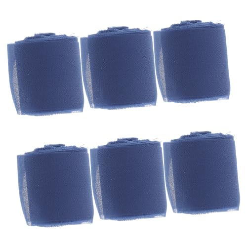 OSALADI 6 Rollen Breites Luxus Chiffonband mit Natürlichen Fransen Weiches Seidenähnliches Geschenkband für Hochzeit Brautdusche Blumensträuße Einladungskarten und Dekoration OSALADI 6 Rollen Breites Luxus Chiffonband mit Natürlichen Fransen Weiches Seidenähnliches Geschenkband für Hochzeit Brautdusche Blumensträuße Einladungskarten und Dekoration von OSALADI
