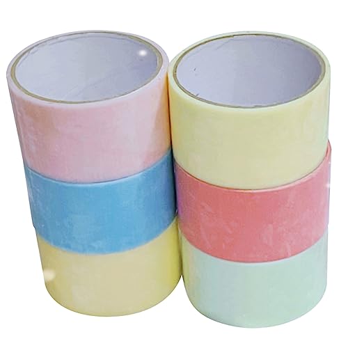 OSALADI 6 Rollen Bunte Klebebänder für Stressfreies Tragbare Decompression Tapes für Entspannung und Kreative Diy Projekte von OSALADI