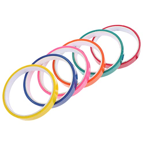 OSALADI 6 Rollen Farbiges Band Klebrig Farbiges Kugelklebeband Farbige Klebebänder Klebebandspielzeug Für Klebebänder Zum Herstellen Von Kugeln Plastik OSALADI 6 Rollen Farbiges Band Klebrig Farbiges Kugelklebeband Farbige Klebebänder Klebebandspielzeug Für Klebebänder Zum Herstellen Von Kugeln Plastik von OSALADI