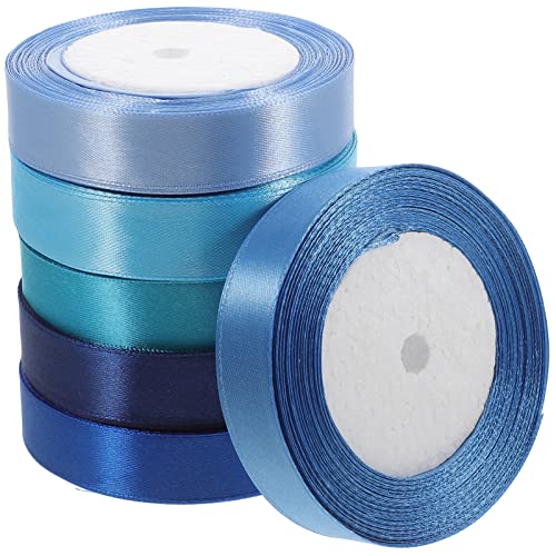 OSALADI 6 Rollen Geschenkband Einfarbiges Satin Dekoband für Bastelarbeiten und Feste Hochwertige Bänder Farben für Kreative DIY Projekte OSALADI 6 Rollen Geschenkband Einfarbiges Satin Dekoband für Bastelarbeiten und Feste Hochwertige Bänder Farben für Kreative DIY Projekte von OSALADI