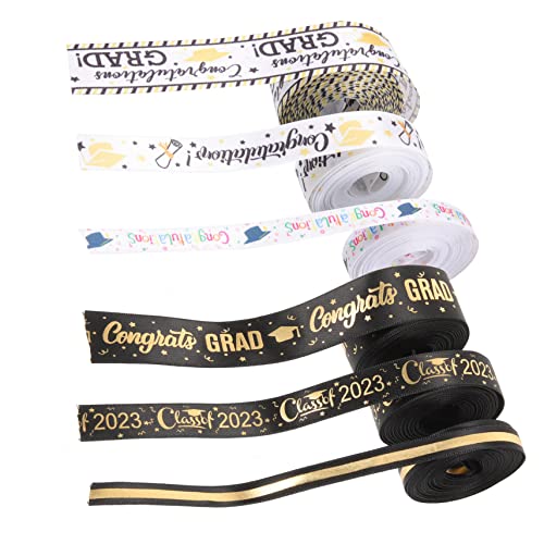 OSALADI 6 Rollen Goldenes Band Banddekor rosa Schleife Bögen Hochzeit Sackleinenband dekoratives Band Abschluss -Bouquet -Dekorationen Abschlussdekorationsbänder Polyester OSALADI 6 Rollen Goldenes Band Banddekor rosa Schleife Bögen Hochzeit Sackleinenband dekoratives Band Abschluss -Bouquet -Dekorationen Abschlussdekorationsbänder Polyester von OSALADI