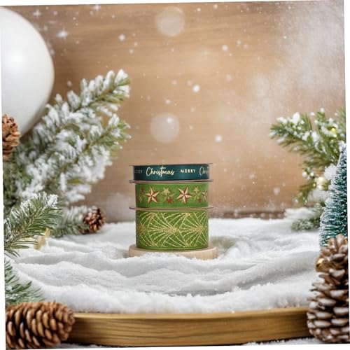 OSALADI 6 Rollen Grüne Drahtband mit Folienprägung Flexibles Dekorationsband für Weihnachtsgeschenke Haaraccessoires Blumensträuße und Kuchenverpackungen Langlebig Weich und Einfach zu OSALADI 6 Rollen Grüne Drahtband mit Folienprägung Flexibles Dekorationsband für Weihnachtsgeschenke Haaraccessoires Blumensträuße und Kuchenverpackungen Langlebig Weich und Einfach zu von OSALADI