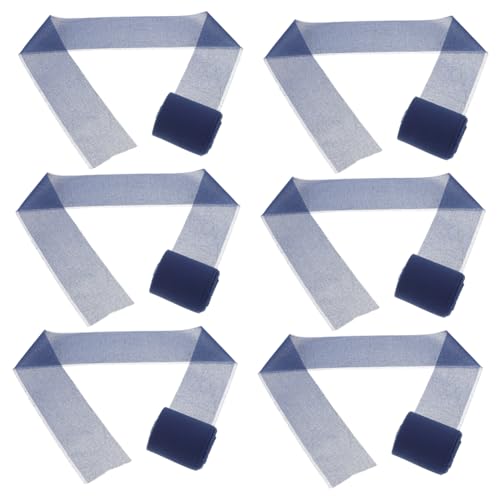OSALADI 6 Rollen Handgerissenes Breites Blaues Chiffon-seidenband À Weich und Robust mit Fransigem Rand für Hochzeitseinladungen Brautsträuße Geschenkverpackungen und Diy-dekorationen OSALADI 6 Rollen Handgerissenes Breites Blaues Chiffon-seidenband À Weich und Robust mit Fransigem Rand für Hochzeitseinladungen Brautsträuße Geschenkverpackungen und Diy-dekorationen von OSALADI