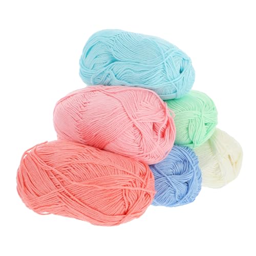OSALADI 6 Rollen Spitzenfadenwolle Häkelgarn Baumwolle bündeln Häkelkits Bausatz Stich handstickgarn Garn zum Häkeln Baumwollgarn-Set Garn zum Basteln Garnwatte zum Häkeln OSALADI 6 Rollen Spitzenfadenwolle Häkelgarn Baumwolle bündeln Häkelkits Bausatz Stich handstickgarn Garn zum Häkeln Baumwollgarn-Set Garn zum Basteln Garnwatte zum Häkeln von OSALADI