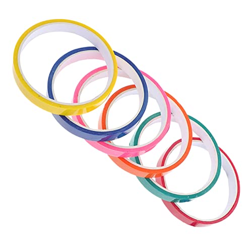 OSALADI 6 Rollen farbiges Band klebrig Kugelbänder in leuchtenden Farben tägliches Dekompressionsspielzeug Klebebänder für Bälle farbiges Kugelklebeband Plastik OSALADI 6 Rollen farbiges Band klebrig Kugelbänder in leuchtenden Farben tägliches Dekompressionsspielzeug Klebebänder für Bälle farbiges Kugelklebeband Plastik von OSALADI