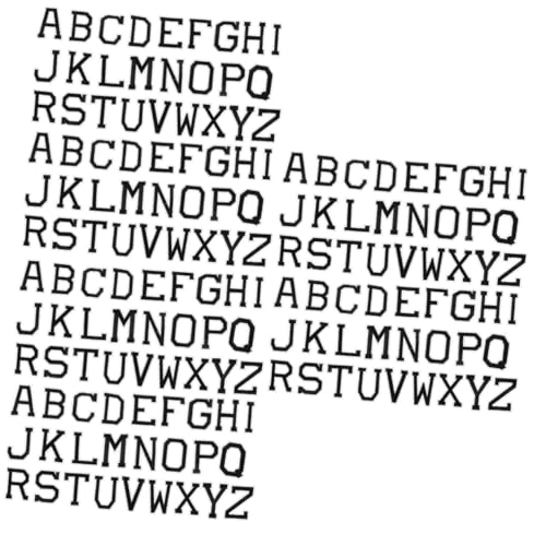 OSALADI 6 Sätze Dekorative Aufbügel Patches mit Buchstaben Gestickte Diy Aufnäher für Kleidung und Rucksäcke Langlebig und Hautfreundlich zum Dekorieren und Reparieren von OSALADI