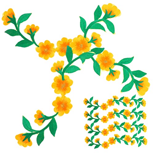 OSALADI 6 Stück Bestickte Blumen Applikationen zum Aufbügeln Dekorative Patches Hochwertigem Material zum Verzieren Reparieren und Verstärken von Kleidung OSALADI 6 Stück Bestickte Blumen Applikationen zum Aufbügeln Dekorative Patches Hochwertigem Material zum Verzieren Reparieren und Verstärken von Kleidung von OSALADI