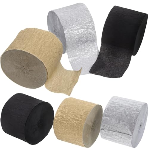 OSALADI 6 Stück Bunte Papierbänder Zum Zeichnen Krepppapier Luftschlangen Für Abschlussfeiern Dekorationen Für Geburtstagsfeiern Kleine Geburtstagsdekorationen Für Mädchen OSALADI 6 Stück Bunte Papierbänder Zum Zeichnen Krepppapier Luftschlangen Für Abschlussfeiern Dekorationen Für Geburtstagsfeiern Kleine Geburtstagsdekorationen Für Mädchen von OSALADI