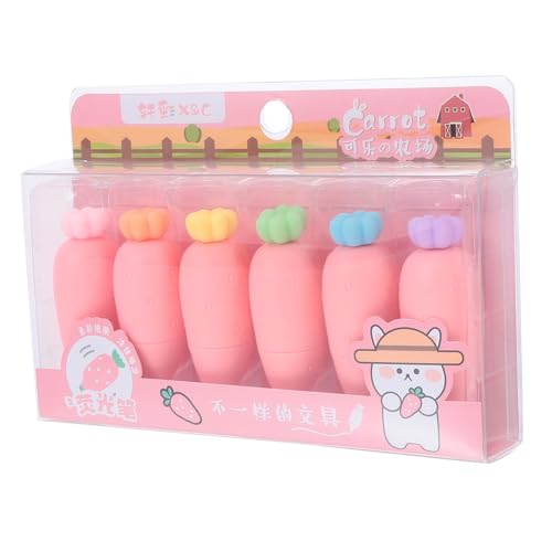 OSALADI 6 Stück Cartoon Fluorescent Marker Pens Bunte Stifte für Kreatives Zeichnen Schreiben und Ausmalen Schul und Bastelbedarf OSALADI 6 Stück Cartoon Fluorescent Marker Pens Bunte Stifte für Kreatives Zeichnen Schreiben und Ausmalen Schul und Bastelbedarf von OSALADI
