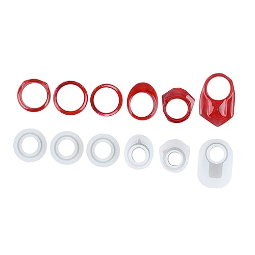 OSALADI 6 Stück Diy Silikon Ringform Gießformen für Schmuckherstellung Flexible und Langlebige Silikonformen für Anhänger und Ringe für Projekte und Geschenkideen OSALADI 6 Stück Diy Silikon Ringform Gießformen für Schmuckherstellung Flexible und Langlebige Silikonformen für Anhänger und Ringe für Projekte und Geschenkideen von OSALADI