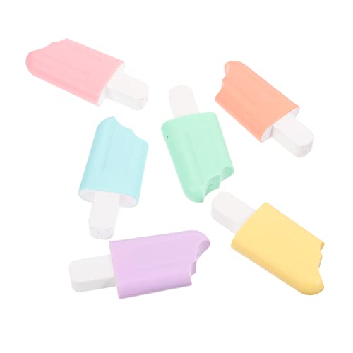 OSALADI 6 Stück Highlighter Eiscreme Form Marker Bunte Graffiti Stifte für Schule und Büro Leuchtstifte für Kreative Malerei und Basteln OSALADI 6 Stück Highlighter Eiscreme Form Marker Bunte Graffiti Stifte für Schule und Büro Leuchtstifte für Kreative Malerei und Basteln von OSALADI