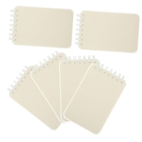 OSALADI 6 Stück Kleines Spiralskizzenbuch Pack Tragbare Notizblöcke für Zeichnungen und Notizen Notizbuch für Unterwegs Hochwertiges und Papiermaterial von OSALADI