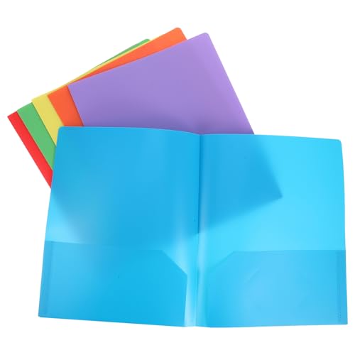 OSALADI 6 Stück Mappe Ordner Schulorganisation Für Zu Hause Binder-organisation Hefter Mit Plastikhüllen Präsentationsbinder Präsentationsbuch Trapper-keeper von OSALADI