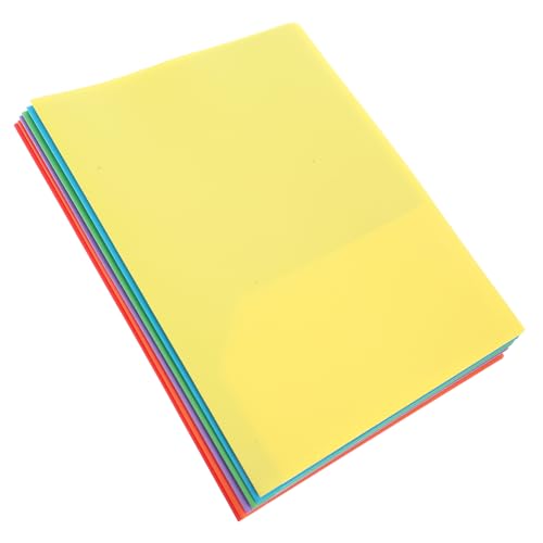 OSALADI 6 Stück Mappe ordner Präsentationsbuch Präsentationsbinder Binder-Organisation Schulorganisation für zu Hause Hefter mit Plastikhüllen Trapper-Keeper von OSALADI