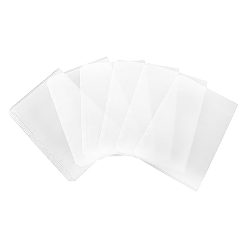 OSALADI 6 Stück PVC Einstecktaschen Durchsichtige Karten und Ticketaufbewahrungstaschen für Loseblatt Ordner und Leicht für Reisen und Dokumentenorganisation OSALADI 6 Stück PVC Einstecktaschen Durchsichtige Karten und Ticketaufbewahrungstaschen für Loseblatt Ordner und Leicht für Reisen und Dokumentenorganisation von OSALADI