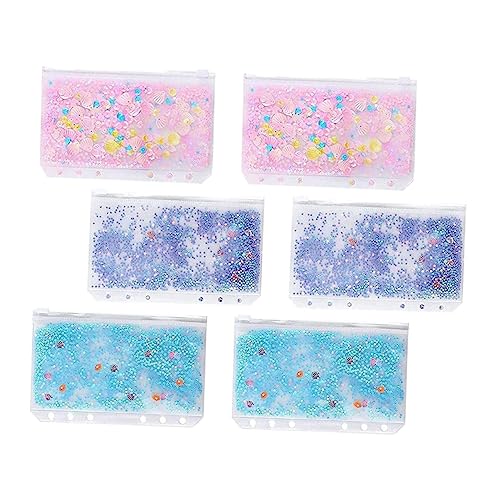 OSALADI 6 Stück PVC Zipper Binder Taschen Transparent Mehrfach Gelocht Leichte Ordner Fächer für Dokumente Karten Schüler Büro und Reise Organizer OSALADI 6 Stück PVC Zipper Binder Taschen Transparent Mehrfach Gelocht Leichte Ordner Fächer für Dokumente Karten Schüler Büro und Reise Organizer von OSALADI