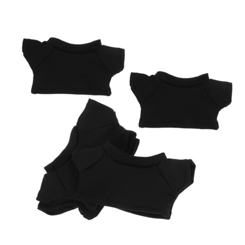 OSALADI 6 Stück Plüschbär T Shirts aus Weichem mit Rundem Halsausschnitt Klassische Bärenkleidung für Stofftiere und DIY Plüschbär Outfits Passend für Puppen und Kuscheltiere von OSALADI