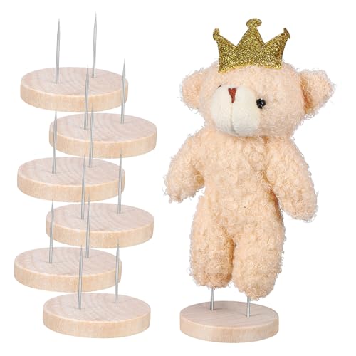 OSALADI 6 Stück Puppenständer aus Holz Stabile Basis für Häkel und Filzpuppen Minimalistisches Design für Diy Anwendungen für Präsentation von Handarbeiten Puppenliebhaber OSALADI 6 Stück Puppenständer aus Holz Stabile Basis für Häkel und Filzpuppen Minimalistisches Design für Diy Anwendungen für Präsentation von Handarbeiten Puppenliebhaber von OSALADI