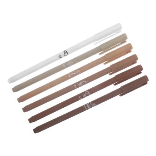 OSALADI 6 Stück Schwarz Neutraler Stiftsatz Paket Stifte Schüttgut Für Bunt Glatt Modern Sehen Ästhetisch Kugelschreiber Bußgeld Schreibwaren Sechs Kind Farbe Plastik OSALADI 6 Stück Schwarz Neutraler Stiftsatz Paket Stifte Schüttgut Für Bunt Glatt Modern Sehen Ästhetisch Kugelschreiber Bußgeld Schreibwaren Sechs Kind Farbe Plastik von OSALADI
