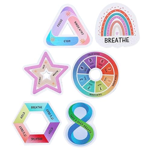 OSALADI 6 Stück Sensorische Strukturierte Aufkleber Bunte Ruhige Sticker für Handyhüllen Selbstklebend Taktiles Stressabbau für Unruhige Erwachsene und Jugendliche OSALADI 6 Stück Sensorische Strukturierte Aufkleber Bunte Ruhige Sticker für Handyhüllen Selbstklebend Taktiles Stressabbau für Unruhige Erwachsene und Jugendliche von OSALADI