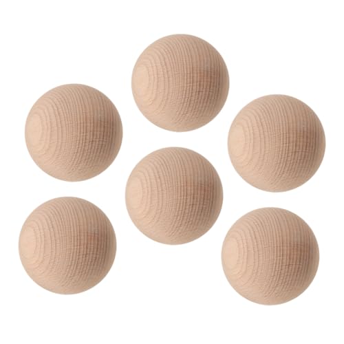 OSALADI 6 Stück Teiliges Buchenholz Croquet Ersatzbälle Unbehandelte Holzkugeln Vielseitig für Garten Golf und Outdoor-spiele Rasen OSALADI 6 Stück Teiliges Buchenholz Croquet Ersatzbälle Unbehandelte Holzkugeln Vielseitig für Garten Golf und Outdoor-spiele Rasen von OSALADI