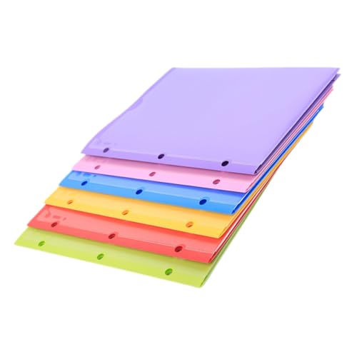 OSALADI 6 Stück Teiliges Büro Aktenordner aus Robustem PP mit Doppelten Fächern und Transparenten Einstecktaschen Vielseitiger Dokumenten Organizer für Wichtige Unterlagen für Büro OSALADI 6 Stück Teiliges Büro Aktenordner aus Robustem PP mit Doppelten Fächern und Transparenten Einstecktaschen Vielseitiger Dokumenten Organizer für Wichtige Unterlagen für Büro von OSALADI