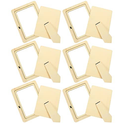 OSALADI 6 Stück Teiliges Diy Bilderrahmen Leere Bastelvorlage für Fotodekoration Geeignet für Kreative Projekte mit Kindern für Basteln mit Polymer OSALADI 6 Stück Teiliges Diy Bilderrahmen Leere Bastelvorlage für Fotodekoration Geeignet für Kreative Projekte mit Kindern für Basteln mit Polymer von OSALADI