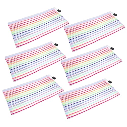OSALADI 6 Stück Teiliges Geldbeutel mit Reißverschluss Transparente Dokumententaschen aus Strapazierfähigem Material Multifunktionale Aufbewahrungsbeutel für Bargeld Karten Pässe für OSALADI 6 Stück Teiliges Geldbeutel mit Reißverschluss Transparente Dokumententaschen aus Strapazierfähigem Material Multifunktionale Aufbewahrungsbeutel für Bargeld Karten Pässe für von OSALADI