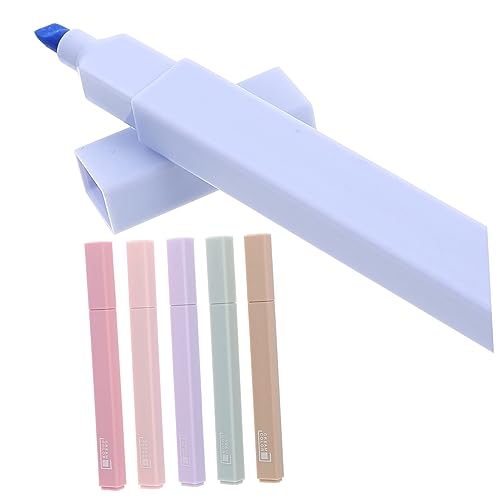 OSALADI 6 Stück Teiliges Highlighter Stifte Große Marker Pens für Schule und Büro Langlebige Textmarker Vielseitig Einsetzbar Markieren von OSALADI