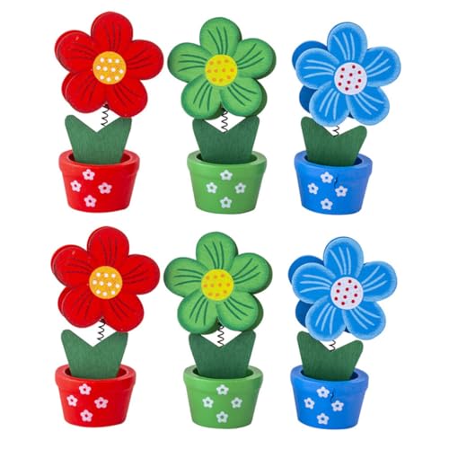 OSALADI 6 Stück Teiliges Hölzerne Memo Clips mit Blumenmotiv Stabile Schreibtisch Notizhalter und Foto Clips für Büro Dekorativ Langlebig und Vielseitig für Karten und Zufällige Farbe OSALADI 6 Stück Teiliges Hölzerne Memo Clips mit Blumenmotiv Stabile Schreibtisch Notizhalter und Foto Clips für Büro Dekorativ Langlebig und Vielseitig für Karten und Zufällige Farbe von OSALADI