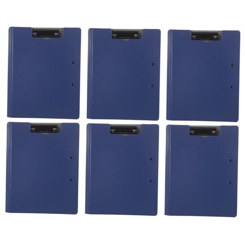 OSALADI 6 Stück Teiliges Klemmbrett Leichter Ordner mit Stabilem Clip Schreibmodi Horizontal Vertikal Multifunktional für Pflege Büro und Mobile Organisation OSALADI 6 Stück Teiliges Klemmbrett Leichter Ordner mit Stabilem Clip Schreibmodi Horizontal Vertikal Multifunktional für Pflege Büro und Mobile Organisation von OSALADI