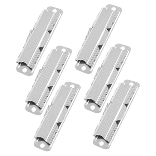 OSALADI 6 Stück Teiliges Metall Klemmbrett Clips Multifunktionale Büroklammern für Dokumentenorganisation Stabile Halterung für Papier Snackbeutel und Schüler Praktische Klemmen für Büro OSALADI 6 Stück Teiliges Metall Klemmbrett Clips Multifunktionale Büroklammern für Dokumentenorganisation Stabile Halterung für Papier Snackbeutel und Schüler Praktische Klemmen für Büro von OSALADI