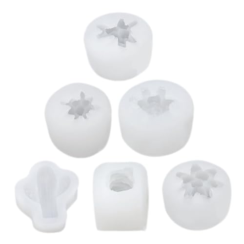 OSALADI 6 Stück Teiliges Silikon Kerzenform Set Flexibles Diy für Aromatische Kerzen Seifen und Eiswürfel für Kreative Bastelprojekte und OSALADI 6 Stück Teiliges Silikon Kerzenform Set Flexibles Diy für Aromatische Kerzen Seifen und Eiswürfel für Kreative Bastelprojekte und von OSALADI