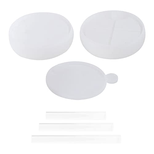 OSALADI 6 Stück Teiliges Silikon Schmuckbox Gießform Set für Diy Bastelarbeiten Mehrschichtige Rotierende Aufbewahrung Kreative Silikonform für Designs OSALADI 6 Stück Teiliges Silikon Schmuckbox Gießform Set für Diy Bastelarbeiten Mehrschichtige Rotierende Aufbewahrung Kreative Silikonform für Designs von OSALADI