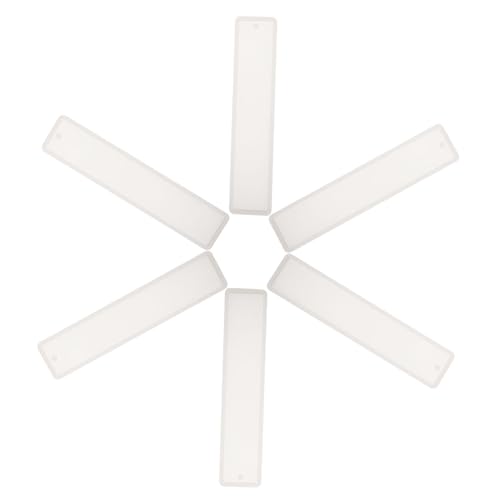 OSALADI 6 Stück Teiliges Silikonbuchzeichen Mould für DIY Langlebige und Wiederverwendbare Formen für Kreative Lesezeichen für Epoxidharz und Bastelprojekte von OSALADI