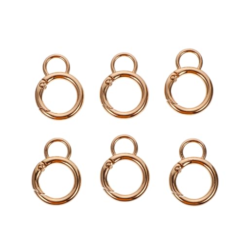 OSALADI 6 Stück Teiliges Snap Hooks für Taschen Schlüsselanhänger und Schmuck DIY Basteln Karabiner Clips für Rucksack Handtasche Zubehör OSALADI 6 Stück Teiliges Snap Hooks für Taschen Schlüsselanhänger und Schmuck DIY Basteln Karabiner Clips für Rucksack Handtasche Zubehör von OSALADI