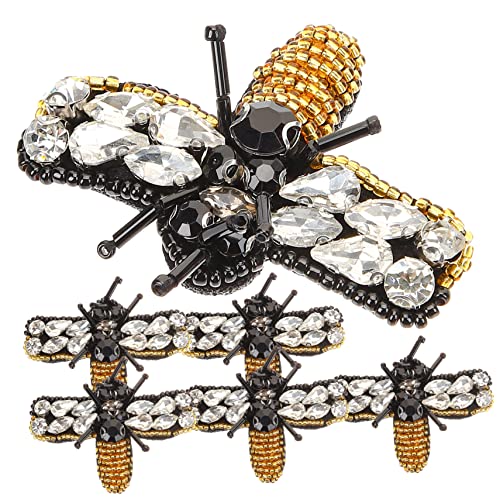 OSALADI 6 Stück Teiliges Strass Tiermotiv Bügelpatch für Kleidung Hüte und Rucksäcke DIY Applikationen Langlebigem Material zur Dekoration und Reparatur von Textilien von OSALADI