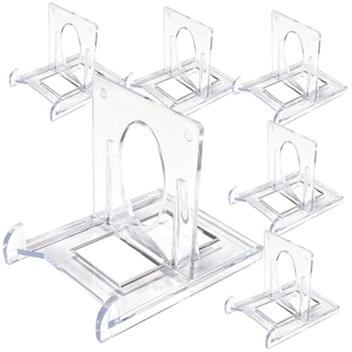 OSALADI 6 Stück Teiliges Transparentes Kunststoff Kartenständer Verstellbare Staffelei für Kleine Karten Sammelkarten Fotos und Dekoration Langlebig und Vielseitig für Zuhause Büro und OSALADI 6 Stück Teiliges Transparentes Kunststoff Kartenständer Verstellbare Staffelei für Kleine Karten Sammelkarten Fotos und Dekoration Langlebig und Vielseitig für Zuhause Büro und von OSALADI