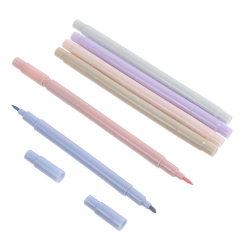 OSALADI 6 Stück Textmarker Bußgeld Tipp dünn Filzstifte Studien zum Schulhighlight Buchmarkierungsstifte ästhetische Markierungen Tragbarer Scrapbook-Marker Plastik OSALADI 6 Stück Textmarker Bußgeld Tipp dünn Filzstifte Studien zum Schulhighlight Buchmarkierungsstifte ästhetische Markierungen Tragbarer Scrapbook-Marker Plastik von OSALADI