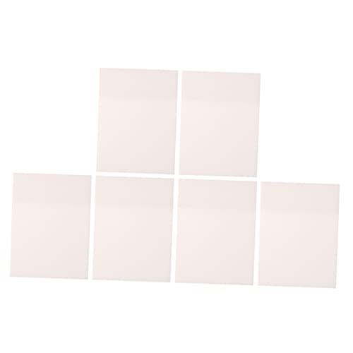 OSALADI 6 Stück Transparente Selbstklebende Memo Pads Wasserfest Vielseitig Einsetzbar für Büro Schule Haushalt Großformatige Notizzettel Leicht Tragbar für Notizen Erinnerungen OSALADI 6 Stück Transparente Selbstklebende Memo Pads Wasserfest Vielseitig Einsetzbar für Büro Schule Haushalt Großformatige Notizzettel Leicht Tragbar für Notizen Erinnerungen von OSALADI